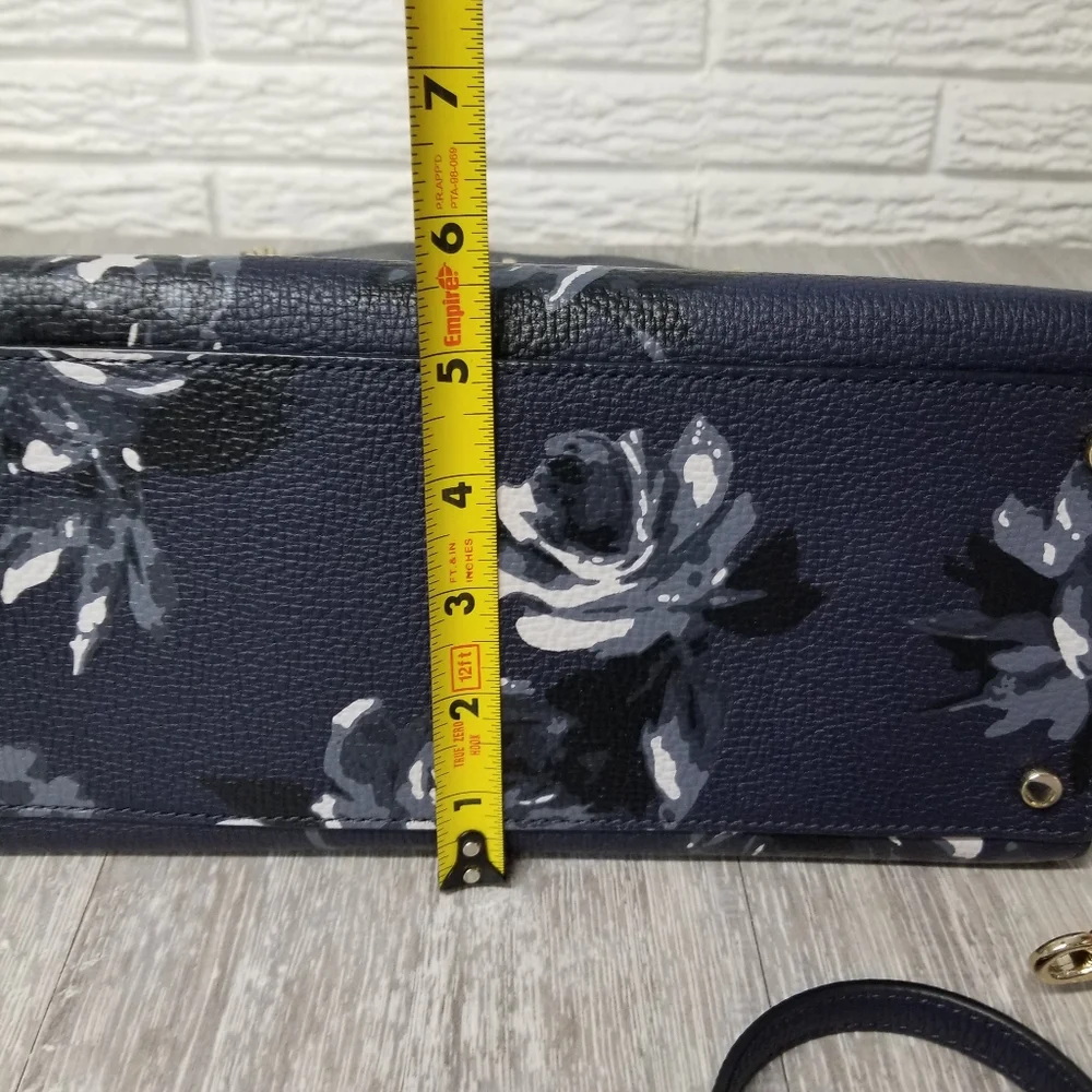 🎉HP🎉Kate Spade Briar Lane Night Rose Meena Satchel - Picture 16 of 16